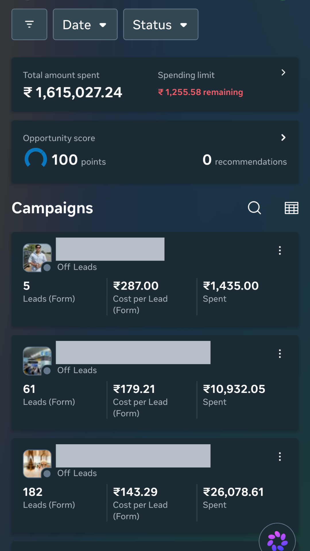 Meta Ads screenshot 1